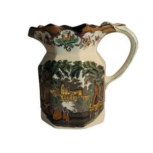 Leeds Reproduction from 1760 to 1878 by Masons Copper Lustre Ironstone 1932